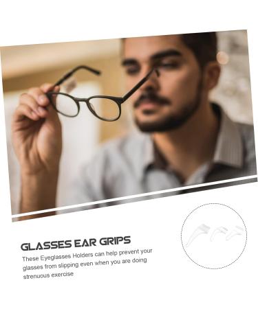 Shop Gleavi Glasses Accessories - 15 Anti-Cover Ear Brinles & Portable Holders | Transparent Pebble Gel Anti-Shedding Effect - Buy Online on GoSupps.com