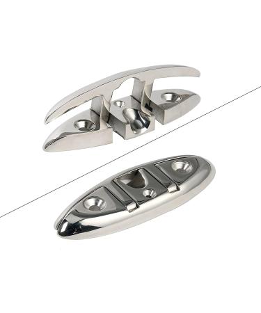 iSURE MARINE 6 Folding Dock Cleat - Marine Grade 316 Stainless Steel - Buy Online on GoSupps.com