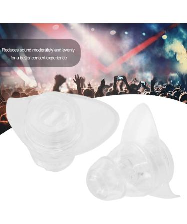 High Fidelity Concert Ear Plugs - 27dB Reusable Earplugs for Music Festivals Raves & Loud Events (White) - Enhance Hearing Protection - Buy Online on GoSupps.com