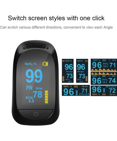 Fingeled-tippo2 Counter: Pulse Frequency & SpO2 Monitor - Easy Home Oxygen Saturation Check - Buy Online on GoSupps.com