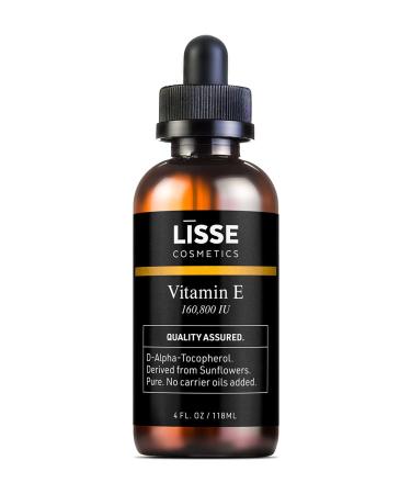 Lisse Pure Concentrated Vitamin E Oil - 160 800 IU - No Carrier Oils Added - D-Alpha-Tocopherol