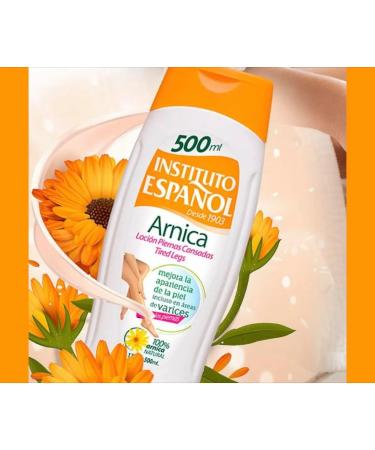 Instituto Espanol Arnica Relax Heels Cream and Instituto Espanol Instituto Espanol ARNICA tired legs lotion 500 ml -Set of 2 - Buy Online on GoSupps.com