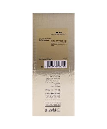 Mancera Royal Vanilla for Unisex - 4 oz EDP Spray - Buy Online on GoSupps.com