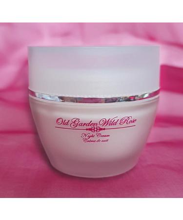ROSE BLOSSOM | Old Garden Wild Rose Moisturising Night Cream for All Skin Types - 50ml | Nourishing Face Cream for Women | Ideal Night Face Cream for Mature Skin | Natural Skincare Routine - Buy Online on GoSupps.com