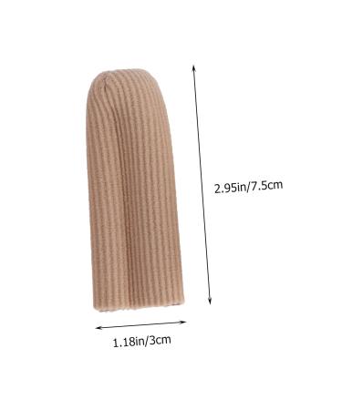 Healifty 2 Pairs Finger Guard Toe Sleeves Gel Cushions - Silicone Toe Protector for Separator and Cushioning - Red Blush Nylon - Buy Online on GoSupps.com