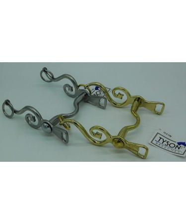 Kandare Spanish Baroque Portuguese Show Spurs - 12.5 13.5 15.5 16.5 | Gold & Silver | Includes Chin Chain - Buy Online on GoSupps.com