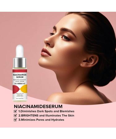 Niacinamide Pure Serum Pore Reducer Face Serum Niacinamide Serum Shrinking Enlarged Pores Serums Skincare Brightening Serum Face Serum For Women Balancing Sebum Production 15ml - Buy Online on GoSupps.com