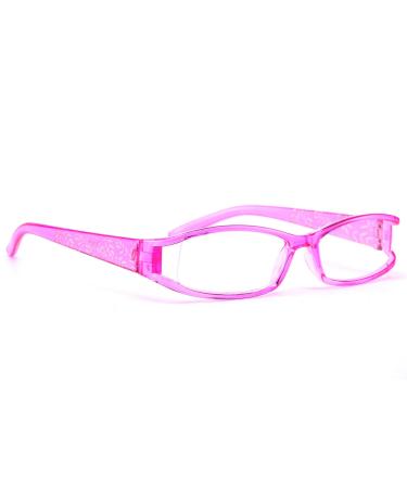 morefaz ladies reading glasses leaves retro vintage +0.50 +0.75 +1.0 +1.5 +2.0 +2.5 +3.00 +4.00 Reading Glasses MFAZ Ltd +2.5 pink