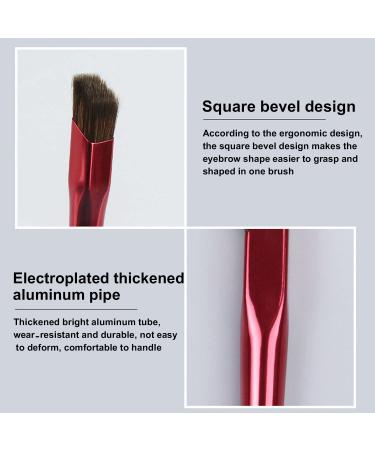 3PC Multi-Functional Eyebrow Brush Set - Professional Angled Contour and Concealer Tool (Black Small) - Buy Online on GoSupps.com