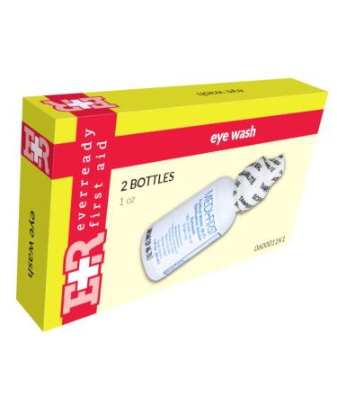 Ever Ready First Aid Eye Wash Irrigation 1 oz Bottle in Kit Unit Box 2's