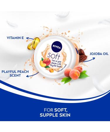 NIV-EA Soft Light Moisturizer 6.76 Fl Oz - Playful Peach | Non-Greasy Hydrating Cream with Vitamin E & Jojoba Oil for Face Hands & Body | All Skin Types International Shipping Available - Buy Online on GoSupps.com