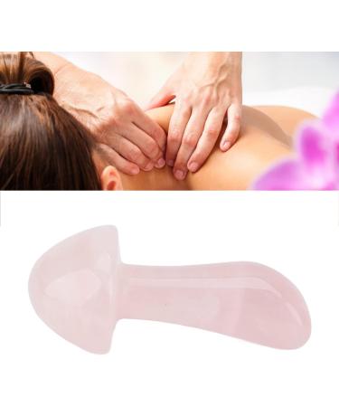 Gua Sha Massage Stones with Mushrooms Skin Care Blood Circulation Professional Mushroom Shoulder Massager for Women (Rose Quartz) - Buy Online on GoSupps.com