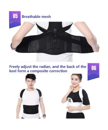 Posture Corrector Back Brace For Male And Female Adult Students The Posture Straightening Device Prevents The Hunchback And Corrects The Spine Curve Of The Back favorite gift lofty ambition - Buy Online on GoSupps.com