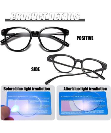 KINDOYO Blue Light Blocking Glasses - Anti-Eyestrain Gaming Eyewear for Women & Men | Lightweight Transparent Frame Clear Lens Classic Eyeglasses - Buy Online on GoSupps.com