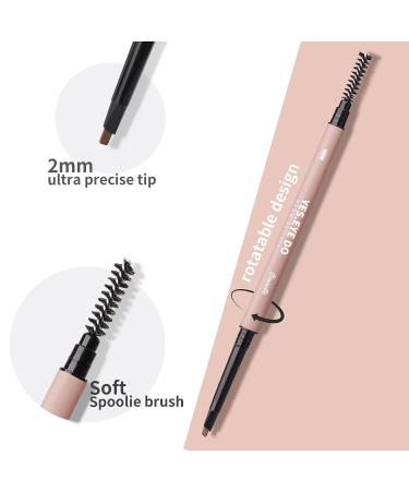 Brow Microfilling Eyebrow Pencil - Waterproof Brow Definer for Natural Fluffy Brows - Long Lasting Brunette Shade by YES.EYE DO - Buy Online on GoSupps.com