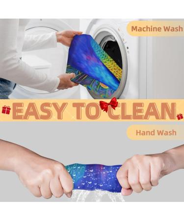 Colorful Peacock Beard Bib Apron - Beard Hair Catcher for Men | Perfect Gift for Father's Day Anniversary & Christmas | Includes 2 Suction Cups - Buy Online on GoSupps.com