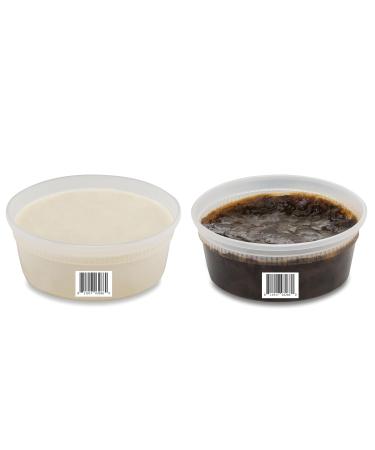 Raw African Shea Butter & Black Soap Combo Set - 100% Pure Unrefined Grade A - Natural Skin & Hair Care from Ghana - Aids Eczema Psoriasis Stretch Marks - 8 oz - Buy Online on GoSupps.com