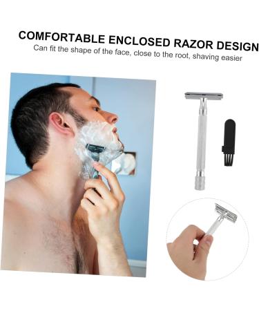Frcolor Rostfrei Handrasier Double Razor for Men | Manual Safety Razor & Bartschneider | Long-Lasting Shaving Tool Set (1 Piece) - Buy Online on GoSupps.com