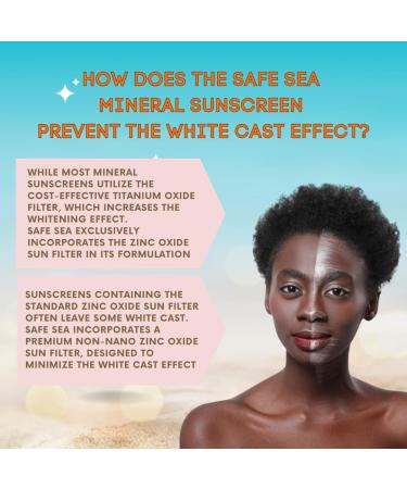 Safe Sea Zinc Oxide Sunscreen SPF 50 - Clear Mineral Face Sunscreen Anti-Jellyfish Sting Coral Reef Safe Travel Size 2oz (Pack of 2) - Perfect for International Shipping - Buy Online on GoSupps.com