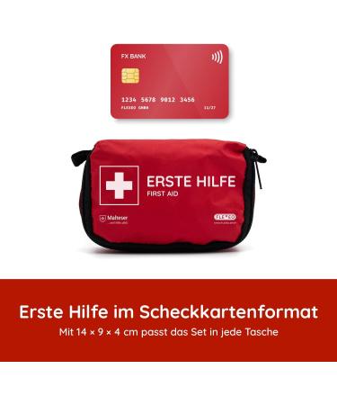 Mini First Aid Kit for Outdoor Adventures - FLEXEO Bicycle Hiking & Travel - Compact & Portable for Children - Essential First Aid On-the-Go - Buy Online on GoSupps.com