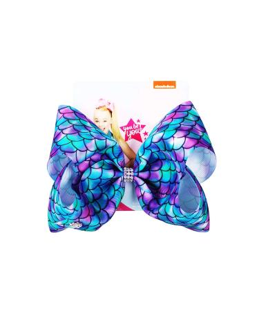 2 Pack Siwa Style 8 Inch Hair Bows for Girls - Mermaid Theme Hair Barrettes - Alligator Clips Accessories - Xmas Gift - Buy Online on GoSupps.com