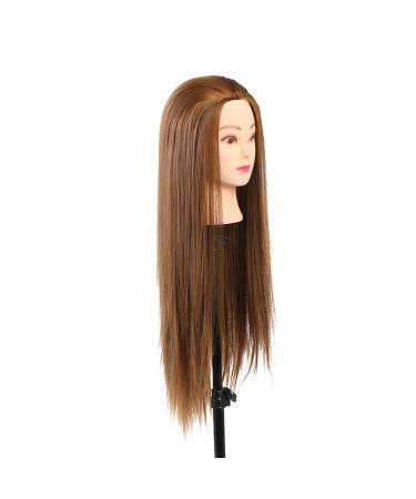 Heat-Resistant Eco-Friendly Mannequin Head | Real Hair Styling Training Tool for Hairdressers & Beauty Schools - International Shipping - Buy Online on GoSupps.com