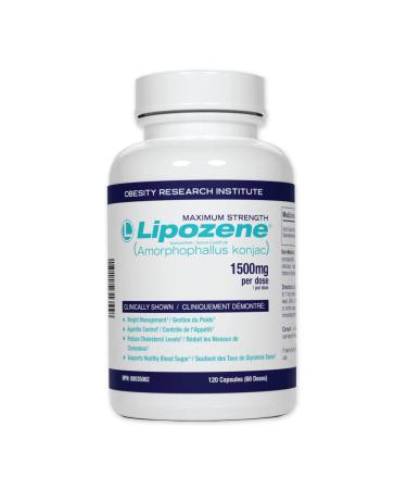 Lipozene Mega Bottle - Weight Management Supplement - Appetite Suppressant 120 Capsules