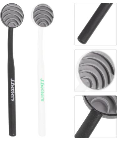 Healvian Tongue Cleaning Brush Tool - Portable Plastic Tongue Cleaner for Effective Mouth Hygiene & Plaque Removal - Buy Online on GoSupps.com