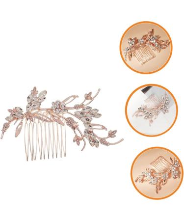 Mikinona Bridal Comb Wedding Hair Comb Bride Hair Comb Rhinestone Hair Comb Crystal Hair Comb Bridesmaid Hair Comb Wedding Hair Accessory Bridal Hair Comb - Buy Online on GoSupps.com