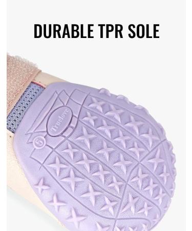MOKCCI Truelove Dog Boots - Waterproof & Reflective Straps for Small Medium & Large Dogs (4 Pack Pink) - Best International Shipping - Buy Online on GoSupps.com