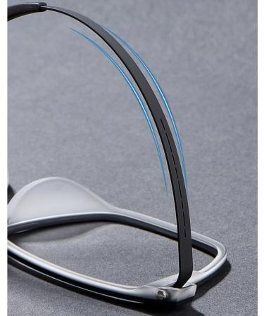 TR Titanium Reading Glasses for Men & Women - Lightweight Blue Light Blocking Eyeglasses 1.5x - Flexible & Stylish - Buy Online on GoSupps.com