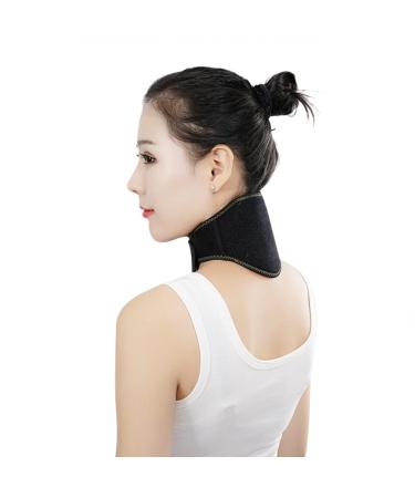 Niceyea self -warming neck support Turmaline neck pad heating neck pad neck warmer neck pillow neck bandage neck heating pillow with Velcro fastener.