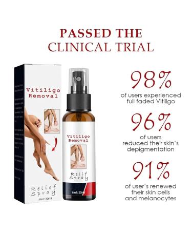 Vitiligo Removal Relief Spray - Skin Care Spray for White Spot and Vitiligo Relief (3pcs) - Buy Online on GoSupps.com