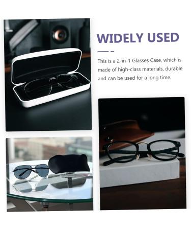 Shop Gatuida 4 Sets Double-Like Glasses Case - 2-in-1 Leather Container for Kids Tweezers and Outdoor Travel - Violet PU Storage Box - Buy Online on GoSupps.com