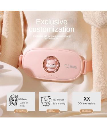 Immediate Relief Heating Belt for Menstrual Pain - Pink Uterus Massage Belt for Women - Buy Online on GoSupps.com