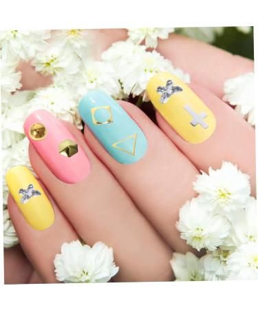 FRCOLOR 54 Boxes Nail Art Accessories Nail Art Studio Nail Art Accessories Manicure Accessories Nail Art Charms Sticker Nail Decoration Dingding Zinc Alloy White - Buy Online on GoSupps.com