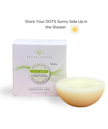 Strengthening Hair Conditioner Bar with Rice Protein - 65g Mint Scent | Hair Dot | International Shipping - Buy Online on GoSupps.com