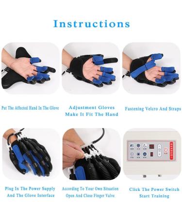 Finger Training Stroke Hand Splint Protector Exoskeleton Manual Training for Stroke Hemiplegia Hand Function Recovery Left Small - Buy Online on GoSupps.com