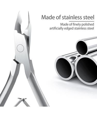 MONEY MONEY Cuticle Cutter - Cuticle Remover Nipper Portable Toe Pliers Ergonomic Handle Cuticle Clippers Stainless Steel Nail Tools for Manicure Nails - Buy Online on GoSupps.com
