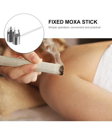 HOMSFOU Moxa Stick Holder Set - Handheld Moxibustion Tool & Moxa Clip for Effective Acupuncture Therapy - International Shipping Available - Buy Online on GoSupps.com