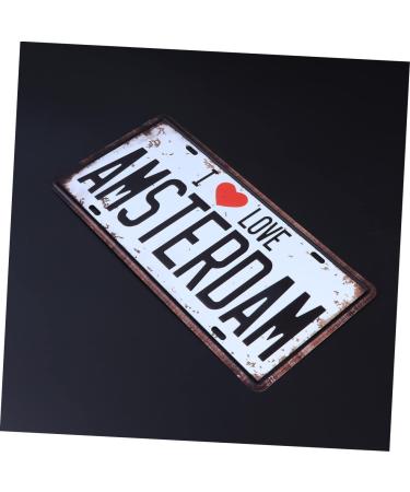 LIFKICH Wall Hanging Decor Decor Emblems Pub Sign Coffee Sign Vintage Cafe Sign Tin Signs Iron Painting Antique Metal Iron Mark - Buy Online on GoSupps.com