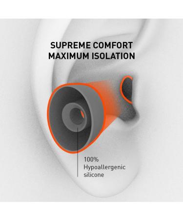 Eartune Fidelity U Ellipse-Shape Silicone Tips - Medium Size | 3 Pairs - Buy Online on GoSupps.com