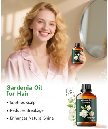 Pure Gardenia & Sweet Orange Essential Oil Set Natural Floral Citrus Oil Duo for Reed Diffuser Skin Hair Care Laundry Perfume & Candle Making 2 x 3.38 Fl Oz - Buy Online on GoSupps.com