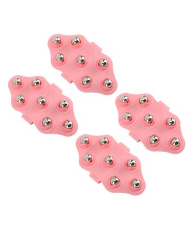 Massage shoe 4 pieces of portable manual manual glove massagers magnetic scooter body massage balls for muscle relief
