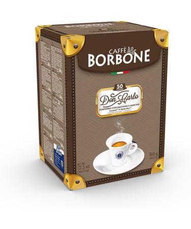 Caff Borbone Don Carlo Decaffeinated Blend - 50 Capsules - Compatible with Lavazza home coffee machines* A Modo Mio* - Buy Online on GoSupps.com