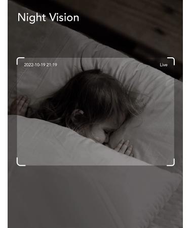 Nooie 1080P Baby Monitor Camera with Night Vision, Motion/Sound Detection, 2.4G WiFi Home Security, Alexa Compatible - 1 Pack - Buy Online on GoSupps.com