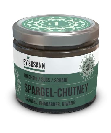 BY SUSANN S1 ASPARAGUS CHUTNEY in a jar (1 x 150 g) taste experiences with intense and natural flavors fruity sweet spicy