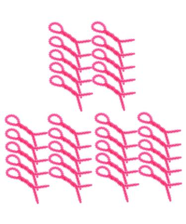 FOMIYES 30 Pcs Perm Tools Curling Perm Rod Hair Rollers for Women Hair Styling Tools Hair Curler 15.00X0.60X0.60CMx3pcs Rosyx3pcs