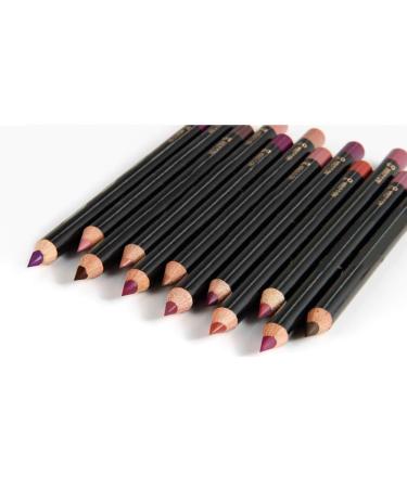 Buy Long Lasting Contour Lip Pencil Set - 12 Waterproof Matte Colors | Professional Lipliner for Perfect Shaping | International Shipping Available - Buy Online on GoSupps.com