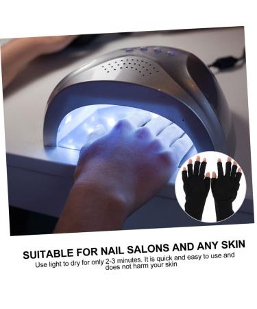 Healeved 3 Pairs Nail Gloves Sunblock Gloves Manicure Uv Gloves Gel for Nails Driving Gloves Uv Hand Protection Gloves for Nails Uv Protection Gloves Led Polyester Manicure Tools Women's - Buy Online on GoSupps.com